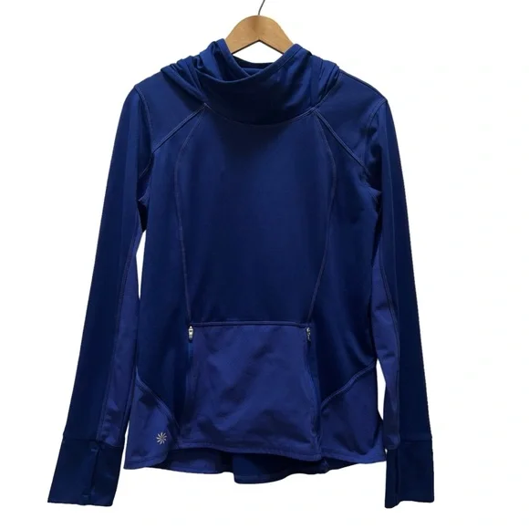 ATHLETA Women’s Plush Tech Hoodie 3.0 in Sapphire Blue Medium - Picture 1 of 14